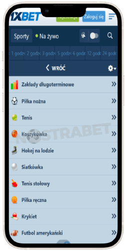 1xbet aplikacja mobilna