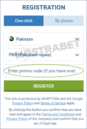 1xbet pakistan bonus code enter