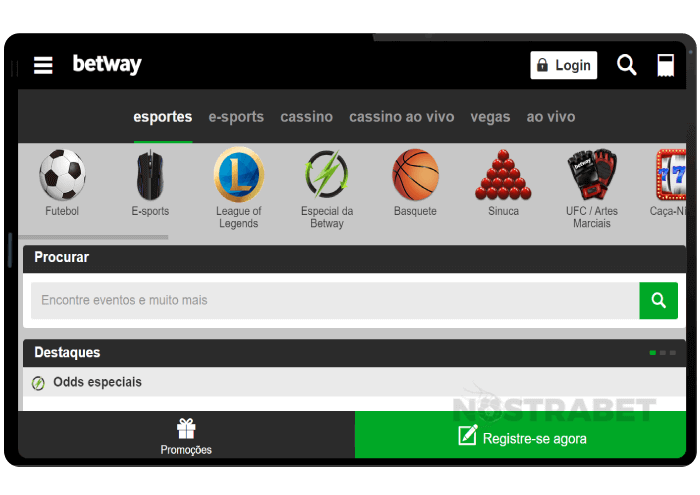 vers?o do site móvel betway