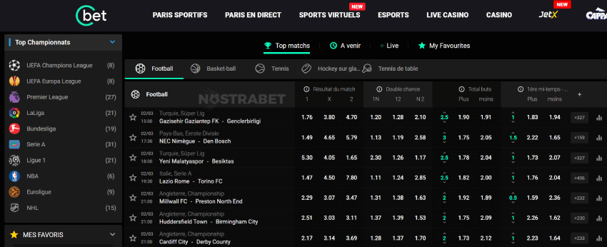 paris sportifs cbet