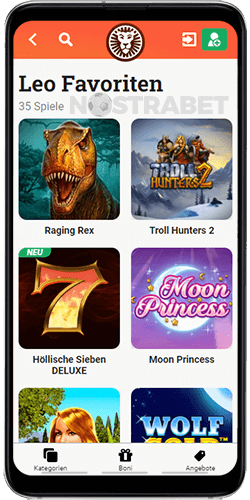 LeoVegas Casino Android Leo Favoriten