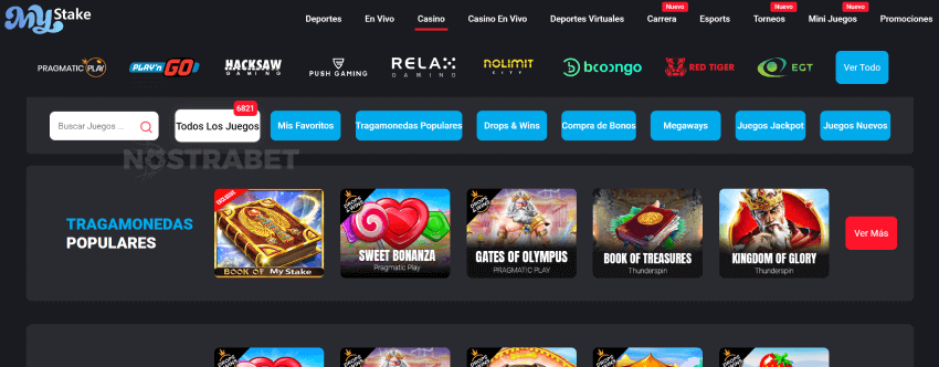 juegos de casino mystake