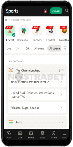 parimatch android app sportsbook