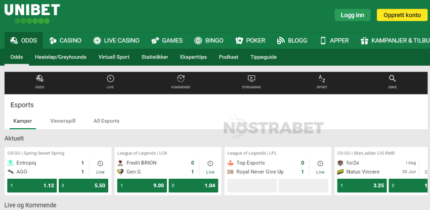 unibet esports