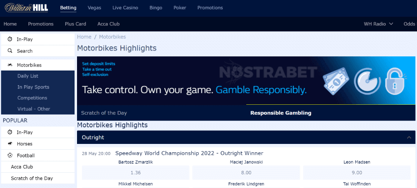william hill moto gp betting